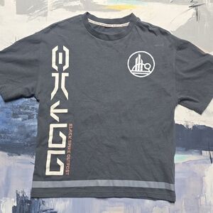 Disney Star Wars Galaxy’s Edge Black Spire Outpost Gray Graphic Tee — Size S